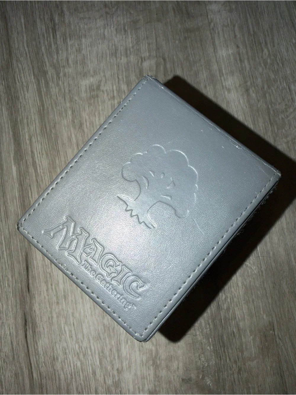 Ultra Pro Silver Card Deck Box - Skull Embossed